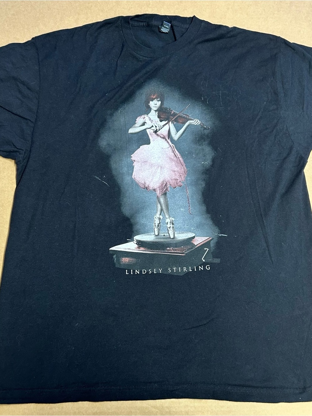 Tultex Black 3XL Lindsey Stirling 2014 Shatter Me Tour Graphic T Shirt